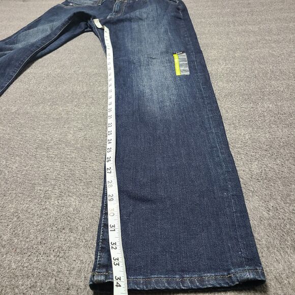 Lee Extreeme Motion Mens Jeans 28x30 Blue Slim Straight  (Measures 34x34) - Picture 2 of 10